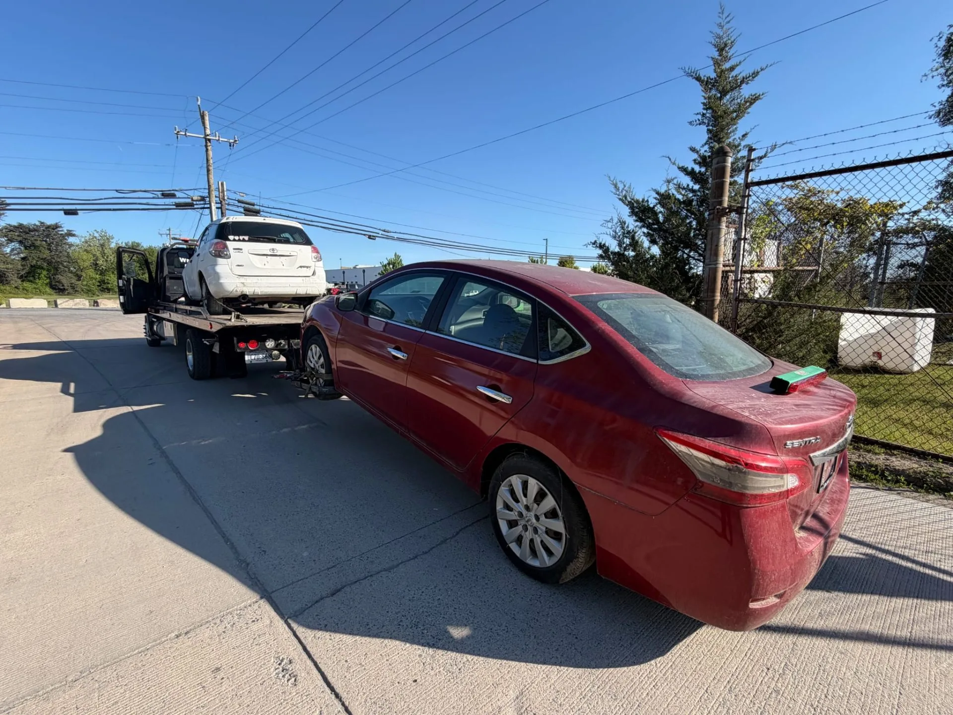 Commuter vehicle pickup completed in Springfield, VA by Dalo Auto Recycling